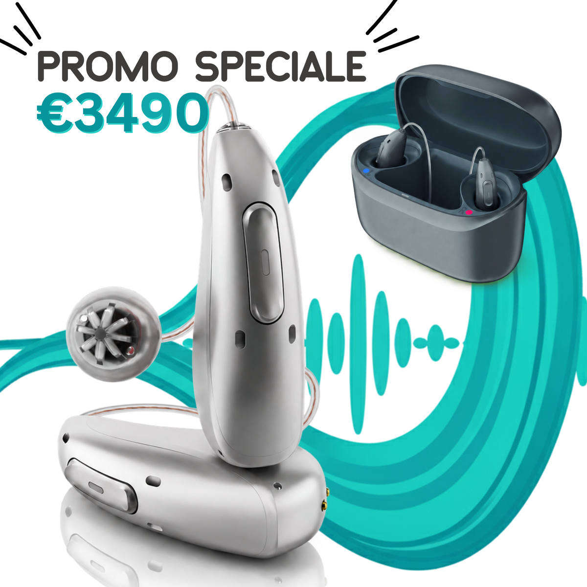 PROMO: 2x Phonak Audéo EON 90-R + ChargerGO