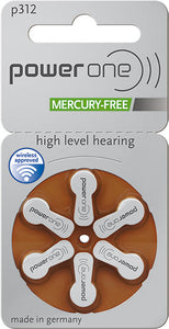 6 x Power One Batteria 312